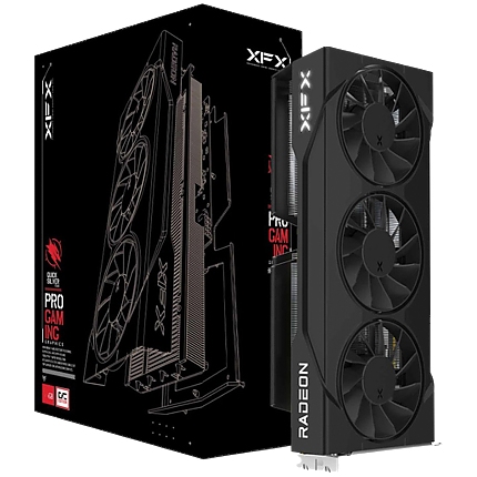 XFX Swift AMD Radeon RX 9060 XT OC Triple Fan 16GB GDDR6 128-bit HDMI 2x DP