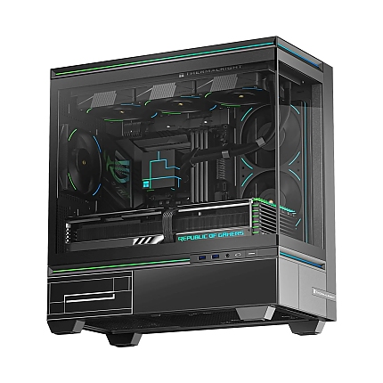 Thermalright кутия Case mATX - TL-M10 Black - USB-C