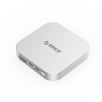 Orico докинг станция SSD Docking station M.2 NVMe - USB-C(10Gbps) x 1, USB3.2 x 2, USB2.0 x 2, M.2 x 1, Audio, SD/TF 4.0 - MiniLink M49P-EU-SV