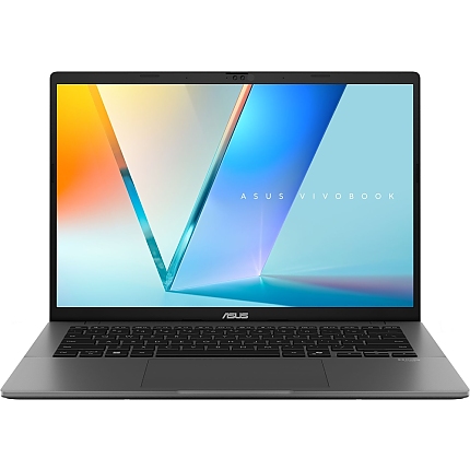 Asus Vivobook S M3407KA-SF030,AMD Ryzen 5 AI,14.0 OLED WUXGA(WU) 1920X1200 16:10 Bend+300nits Glare DCI-P3:95% Glare 60 Hz,16GB DDR5 (on BD),1TB SSD,Backlit Chiclet Keyboard with Num-key, No OS, Matt Grey, AI PC +Backpack