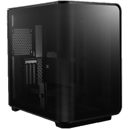 MSI MEG MAESTRO 700L PZ, Mid Tower, E-ATX/ATX(Back-connect supported)/M-ATX/ITX, 2x USB 3.2 Gen 1 Type-A, 1xUSB 3.2 Gen2x2 Type- C, 1x Audio/1x Mic, Aluminum Unibody Chassis, 270-degree Panoramic Tempered Glass, PCIe 4.0 Riser Cable, Vertical Mount
