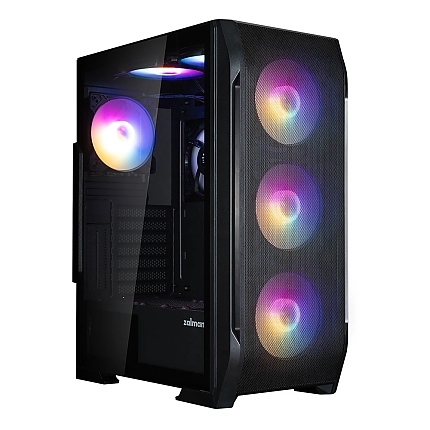 Zalman кутия за компютър Case ATX - N7 PLUS - 7 fans included, Tempered Glass