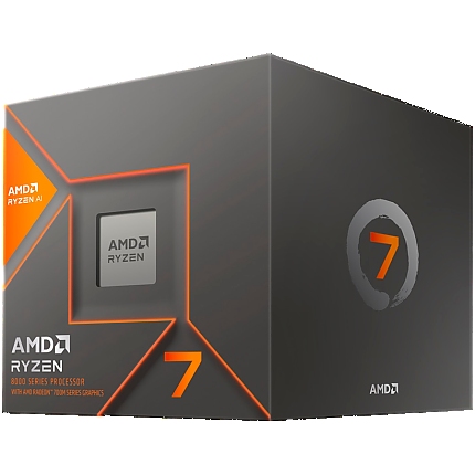 AMD CPU Desktop Ryzen 7 8C/16T 8700G (3.8/5.1GHz Max, 24MB,65W,AM5) with Wraith Stealth Cooler, box