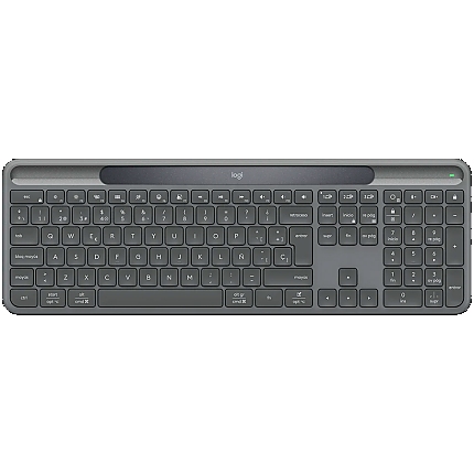 LOGITECH Slim Solar+ for Business - GRAPHITE - US INT'L - 2.4GHZ/BT - INTNL-973 - UNIV
