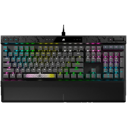 CORSAIR K70 MAX RGB Magnetic-Mechanical Backlit RGB LED MGX Black PBT Keycaps