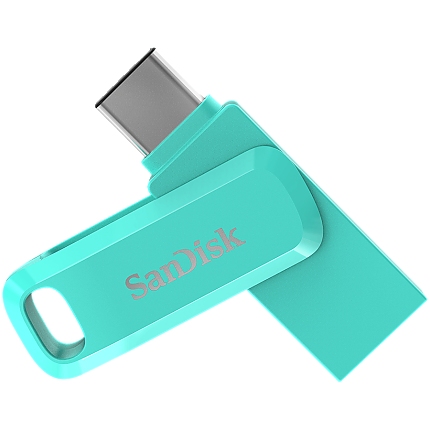 SANDISK Phone Drive with USB-C, Seafoam Green, 1TB