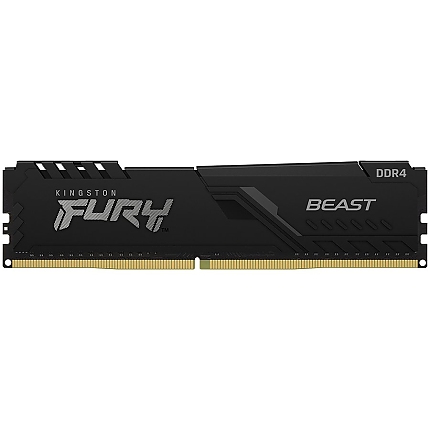 Kingston DRAM 16GB 3200MT/s DDR4 CL16 DIMM 1Gx8 FURY Beast Black