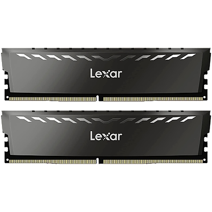 Lexar 2x16GB THOR DDR4 3200 UDIMM XMP Memory with heatsink. Dual pack