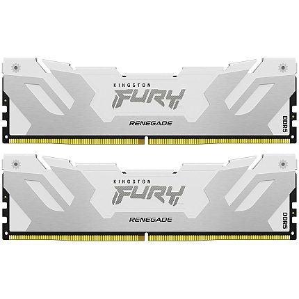 32GB 6000MT/s DDR5 CL32 DIMM (Kit of 2) FURY Renegade White XMP