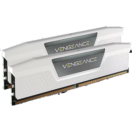CORSAIR DDR5, 6000MHz 32GB 2x16GB DIMM, 40-40-40-77, XMP 2.0, Vengeance DDR5, Aluminium Heatspreader, 1.25V, for Intel 600 Series, Intel 700 Series, white