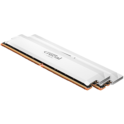 Crucial Pro Overclocking 32GB Kit (2x16GB) DDR5-6000 UDIMM CL36 White (16Gbit)