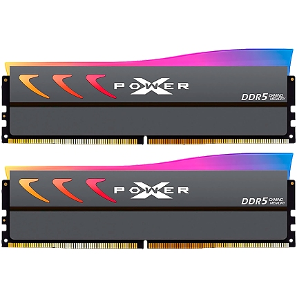 Silicon Power XPOWER Storm DDR5 RGB Gaming UDIMM, 32GB(16GBx2), 6000MT/s (PC5-48000) CL36  Dual Pack 1.35V