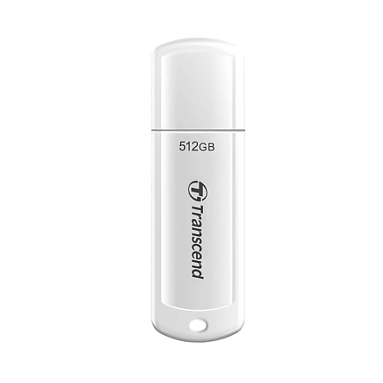 Transcend 512GB, USB3.1, Flash Drive, Capless, White