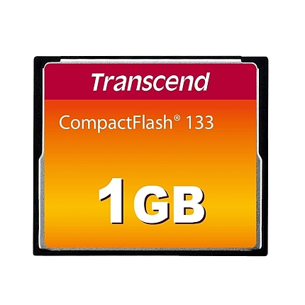 Transcend 1GB, CF Card, MLC, 133X
