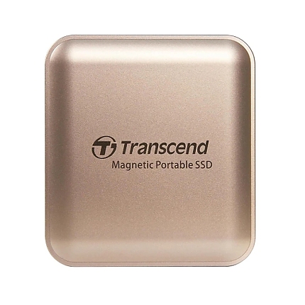 Transcend 1TB, External SSD, ESD420G, USB 20Gbps, Type C, Magsafe, Champagne Gold