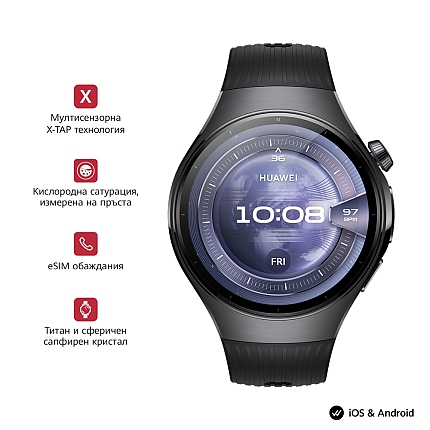 Huawei Watch 5, Rates-L19F, Black