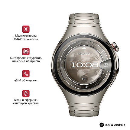 Huawei Watch 5, Rates-L29M, Space Siliver