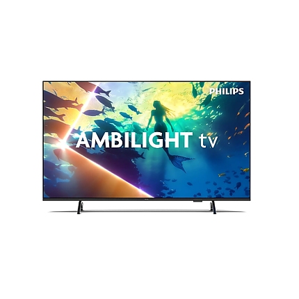 Philips 43PUS8010/12, 43" 4K UHD LED, 3840x2160p, 60Hz, DVB-T/T2/T2-HD/C/S/S2, 60Hz, Ambilight 3, Pixel Precise UHD, HDR+, Titan OS, Dolby Atmos & DTS:X, 3*HDMI, 2*USB, VRR, 802.11ac, BT 5.2, 20W RMS, Black