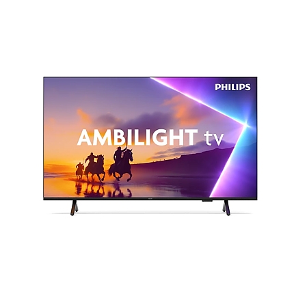 Philips 50PUS8510/12, 50" 4K Ultra HD QLED, 3840x2160p, DVB-T/T2/T2-HD/C/S/S2, 60Hz, Ambilight 3, Pixel Precise UHD, 90% DCI, HDR+, Titan OS, Dolby Atmos, Dolby Digital, VRR, 3*HDMI, 2*USB, 802.11ac, 20W RMS, Black