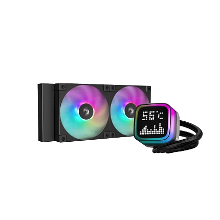 DeepCool водно охлаждане Water Cooling LP240 - LCD Screen, A-RGB