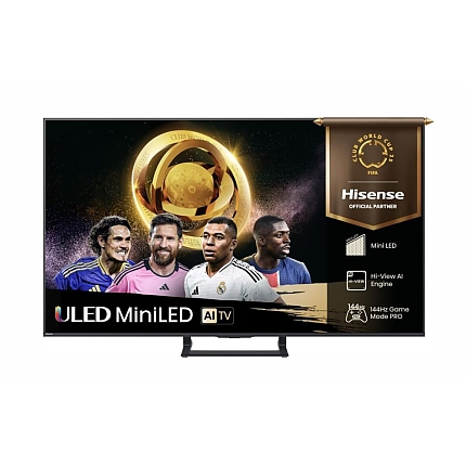 Hisense 55" E8Q, 4K Ultra HD 3840x2160, ULED, Quantum Dot,144 Hz,HDR 10+, HLG, Dolby Vision, DTS Virtual X, Smart TV, WiFi, Light Sensor, BT, Anyview Cast, 4xHDMI, 2xUSB, LAN, CI+, DVB-T2/C/S2, Singale Stand, Black