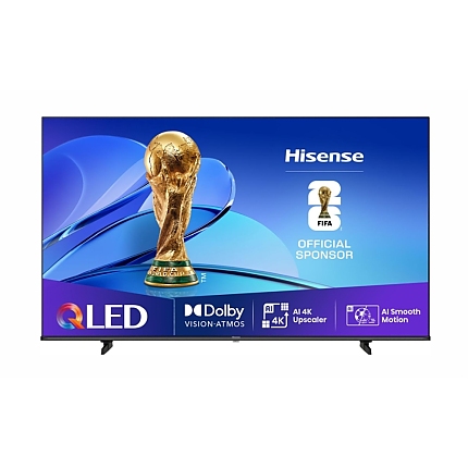 Hisense 85" E7Q, 4K Ultra HD 3840x2160, Quantum Dot, 60Hz, Light Sensor,IPS, HDR 10+, HLG, Dolby Vision IQ, Dolby Atmos, Smart TV, WiFi 5GHz, WiFi Direct, BT, Anyview Cast, 3xHDMI, 2xUSB, LAN, CI+, DVB-T2/C/S2, Black