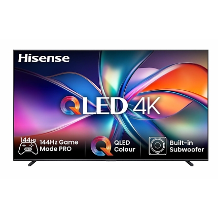Hisense 98" E7Q, 4K Ultra HD 3840x2160, Quantum Dot, 144Hz, Light Sensor,IPS, HDR 10+, HLG, Dolby Vision IQ, Dolby Atmos, Smart TV, WiFi 5GHz, WiFi Direct, BT, Anyview Cast, 4xHDMI, 2xUSB, LAN, CI+, DVB-T2/C/S2, Black