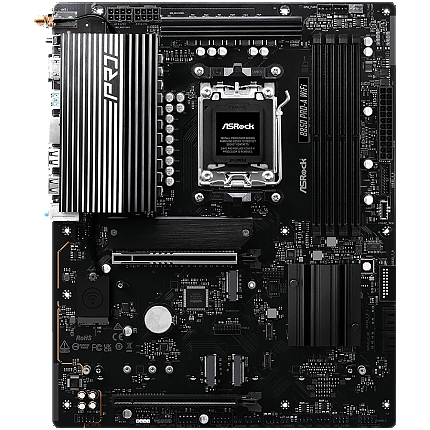 ASROCK Main board AMD B850 AM5, PCIe 5x16, 4x DDR5, 4x M.2, 2x SATA3 6Gb/s, 2.5Gb LAN, 802.11axe, 7.1 Ch audio, ATX