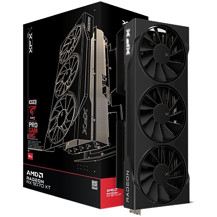 XFX Swift AMD Radeon RX 9070XT Triple Fan 16GB GDDR6 256-bit HDMI 3xDP