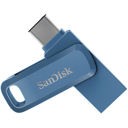 SANDISK 256GB Ultra Dual Drive Go USB Type-CTM Flash Drive Navy Blue