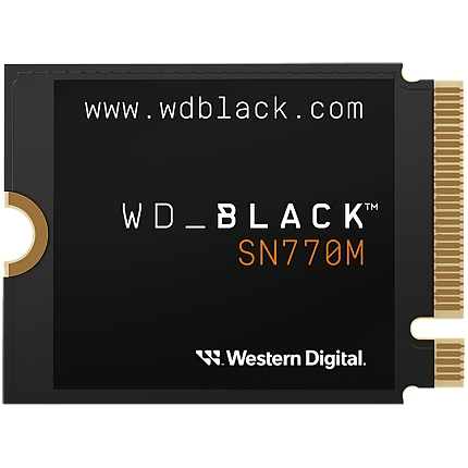 SSD POWERED BY SANDISK WD Black SN770M 1TB M.2 2230 PCIe Gen4 x4 NVMe, Read/Write: 5150/4900 MBps, IOPS 740K/800K, TBW: 600