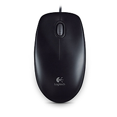 Logitech B100 Optical Mouse for Business Black