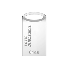 Transcend 64GB JETFLASH 710, USB 3.1, Silver Plating