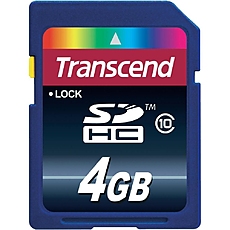 Transcend 4GB SDHC (Class 10)