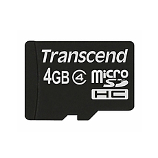 Transcend 4GB micro SDHC (No Box & Adapter, Class 4)