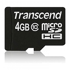 Transcend 4GB micro SDHC (No Box & Adapter, Class 10)