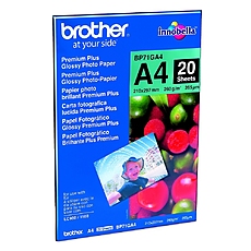 Brother BP71GA4 Premium Plus Glossy Photo Paper 20 Sheets