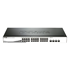 D-Link 24-port 10/100/1000 Gigabit Smart Switch + 4 SFP