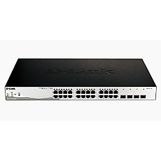 D-Link 28-Port Gigabit PoE+ Smart Switch including 4 SFP Ports