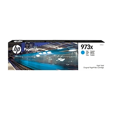 HP 973X High Yield Cyan Original PageWide Cartridge