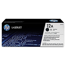HP 12A Black LaserJet Toner Cartridge