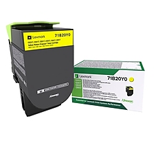 Lexmark 71B20Y0 CS/CX317, 417, 517 Yellow Return Programme 2.3K Toner Cartridge