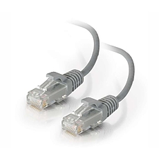 Пач кабел SeaMAX UTP кат.5е с RJ45 конектори, PVC, 5м, сив