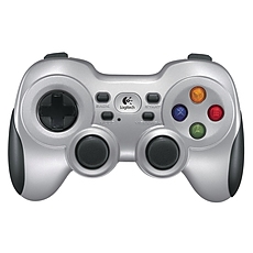 Logitech Gamepad F710, Dual Vibration Feedback, Steam Support, D-Pad, 2.4 GHz Wireless