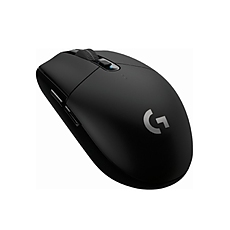 Logitech G305 Wireless Mouse, Lightsync RGB, Lightspeed Wireless, HERO 12K DPI Sensor, 400 IPS, 6 Programmable Buttons, Black