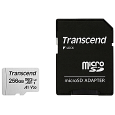 Transcend 256GB microSD w/ adapter UHS-I U3 A1