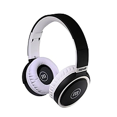 Headphones with microphone MAXELL B52 black and white
