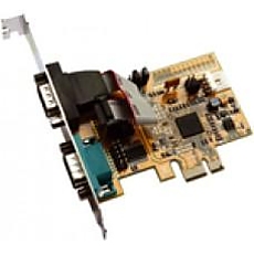 Controller ESTILLO PCI-Express 2x Dual RS-232 Serial Port and 1x Parallel Port