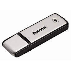 USB stick HAMA "Fancy", 16GB, Black/Silver