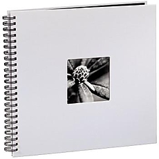 Hama "Fine Art" Spiral Album, 36 x 32 cm, 50 Black Pages, chalk